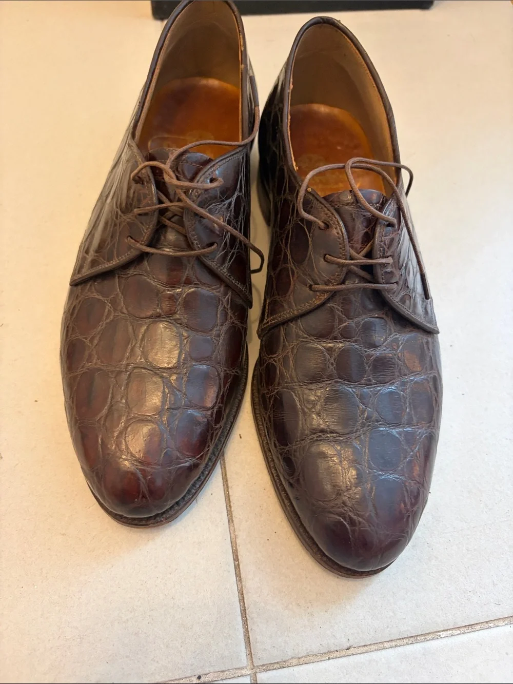 Churchs polished croc